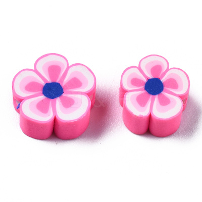 Handmade Polymer Clay Beads CLAY-S096-006F-1