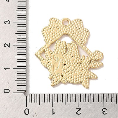 Alloy Enamel Pendants ENAM-147-04G-G-1