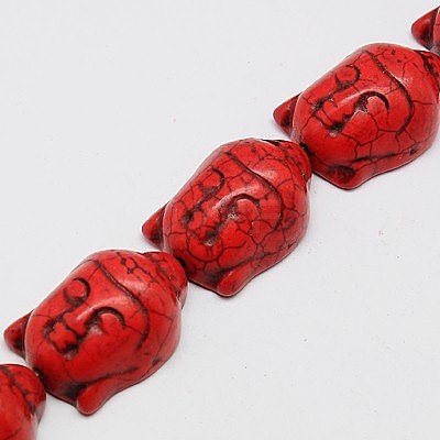 Synthetic Turquoise Beads Strands LS-TURQ-G119-20x29mm-03-1
