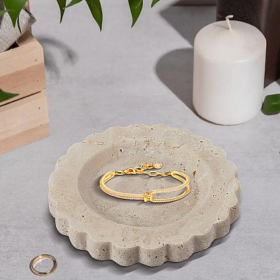 Marble Jewelry Plates AJEW-WH20020-239B-1