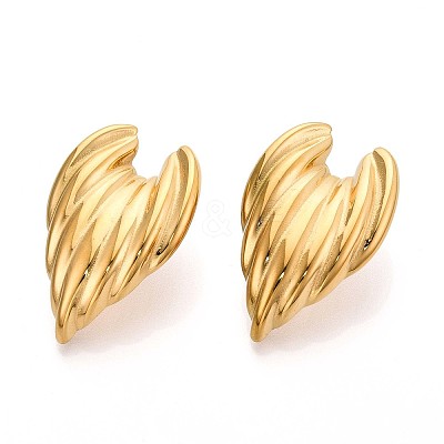 304 Stainless Steel Stud Earrings EJEW-N059-12G-1