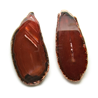 Natural Brazilian Agate Big Pendants G-R418-65-1