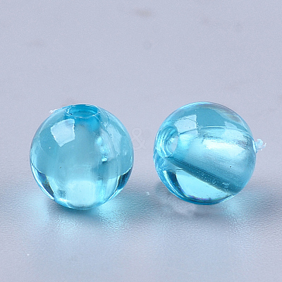 Transparent Plastic Beads KY-T005-6mm-639-1