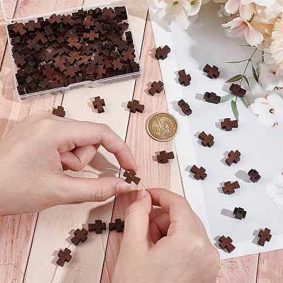 120Pcs Natural Wooden Beads WOOD-UN0001-10-1