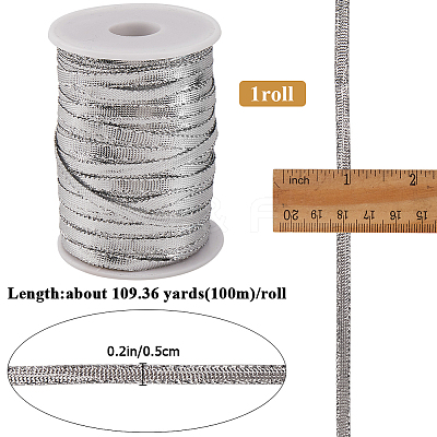 100M Polyester Ribbons with Spool SRIB-GF0001-34B-1