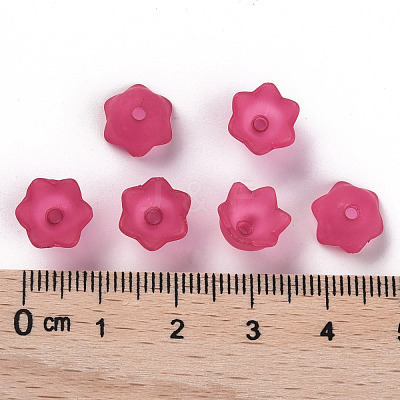 Transparent Acrylic Beads Caps PL543-12-1