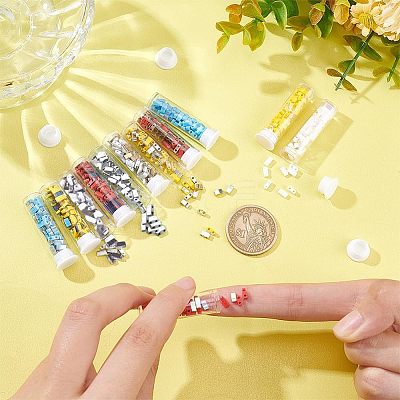 600Pcs 12 Colors Opaque Glass Seed Beads SEED-NB0001-67-1