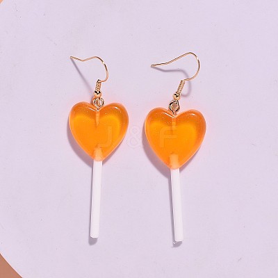 Stainless Steel Plastic Dangle Earrings FS-WG9C83A-02-1