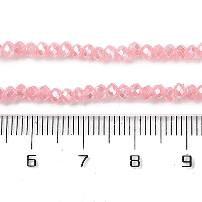 Baking Electroplate Glass Beads Strands X-DGLA-A039-J2MM-B08-1