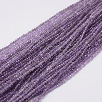 Natural Amethyst Beads Strands G-E347-09-1
