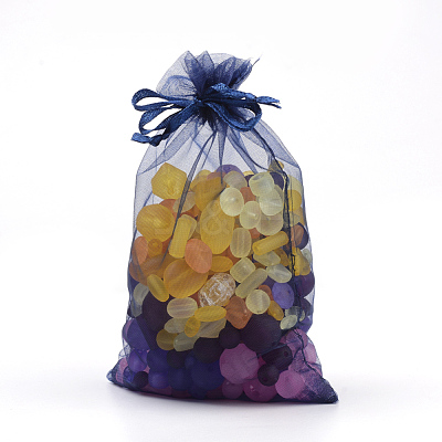 Organza Gift Bags with Drawstring OP-R016-10x15cm-21-1