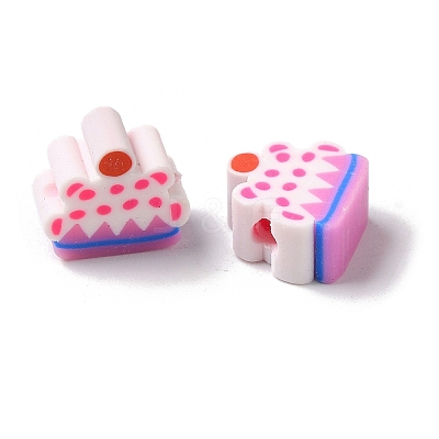 Handmade Polymer Clay Beads CLAY-H005-04-1