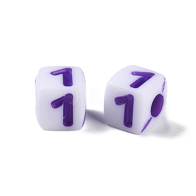 Opaque Acrylic Bead OACR-H114-02-1