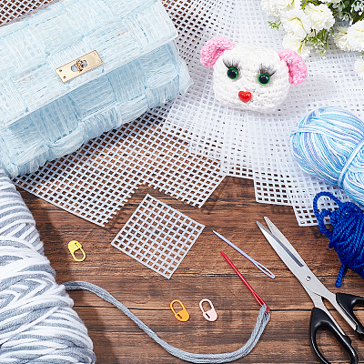 Plastic Mesh Canvas Sheets AJEW-WH0413-62B-1