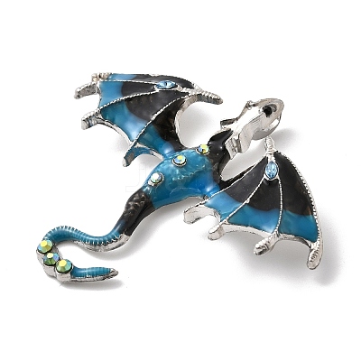 Alloy Enamel with Rhinestone Big Pendants FIND-Z098-01P-01-1