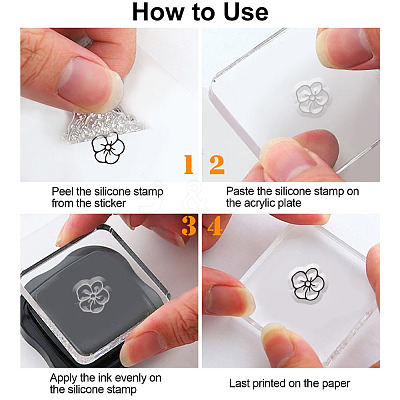Custom PVC Plastic Clear Stamps DIY-WH0448-0846-1