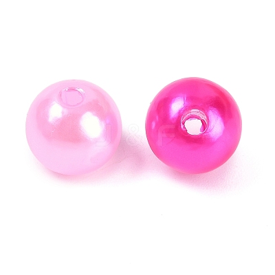 ABS Plastic Imitation Pearl Beads X-KY-G030-01I-1