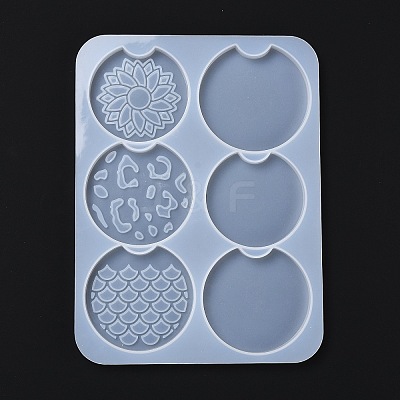 DIY Cup Mat Silicone Molds DIY-B035-12-1