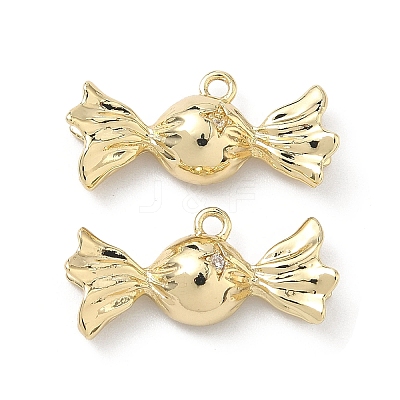 Brass Micro Pave Cubic Zirconia Pendants KK-L260-12G-1