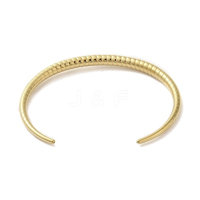 304 Stainless Steel Open Cuff Bangles BJEW-K241-02A-G-1