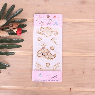 Self Adhesive Mobile Phone Stickers AJEW-TAC0025-05F-1