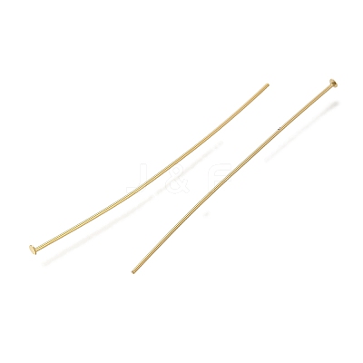 Brass Flat Head Pins KK-H502-01I-G-1