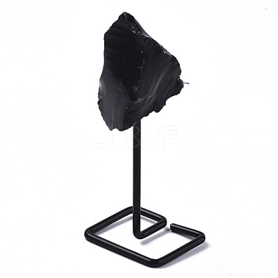 Natural Obsidian Display Decorations G-N0236-040A-01-1