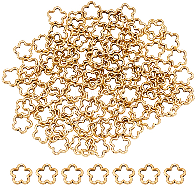 120Pcs Tibetan Style Alloy Bead Frames FIND-UN0007-15-1