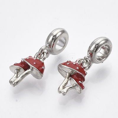 Alloy European Dangle Charms MPDL-T004-17P-1