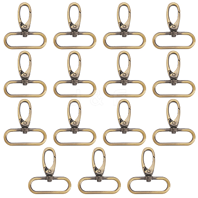 15Pcs Alloy Swivel Clasps FIND-GF0008-19AB-1