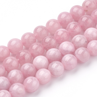 Natural Madagascar Rose Quartz Beads Strands G-T064-23-6mm-1