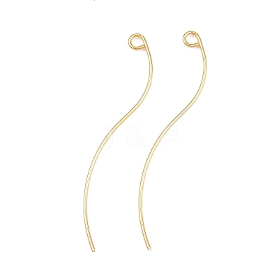 Brass Earring Findings KK-A274-17C-G-1