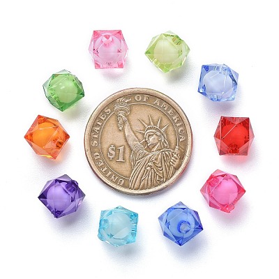 Transparent Acrylic Beads TACR-S112-10mm-M-1