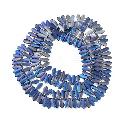 Electroplate Glass Beads Strands EGLA-C005-01A-FR01-1
