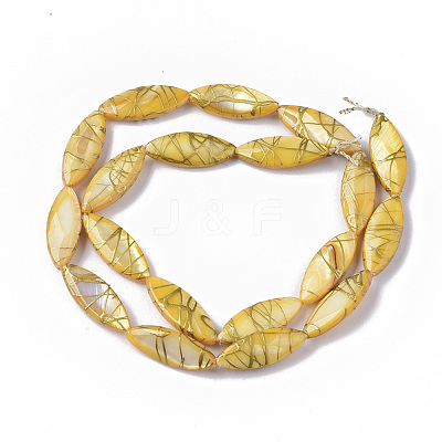 Drawbench Freshwater Shell Beads Strands SHEL-T014-008B-05-1