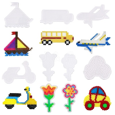 ABC Plastic Pegboards used for DIY Fuse Beads PH-DIY-P001-04-1