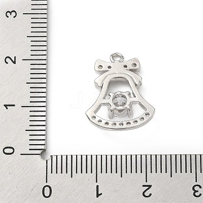 Brass Micro Pave Cubic Zirconia Pendants KK-H521-02C-P-1