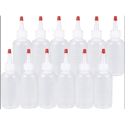 Plastic Graduated Squeeze Bottles AJEW-WH0021-24B-1