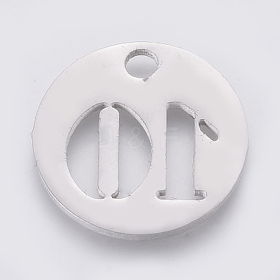 Non-Tarnish 304 Stainless Steel Pendants X-STAS-F233-10-P-1