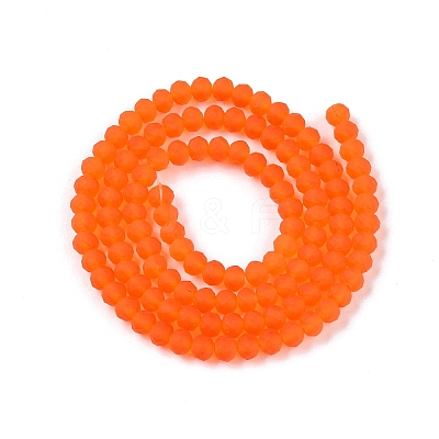 Transparent Glass Beads Strands EGLA-A044-T3mm-MD25-1
