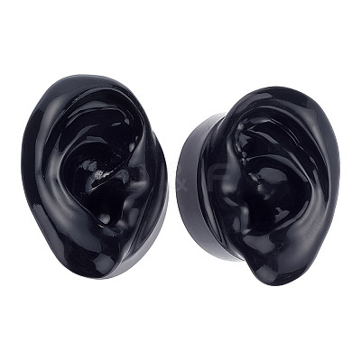 2Pcs 2 Style Soft Silicone Ear Displays Mould ODIS-AR0001-04B-1