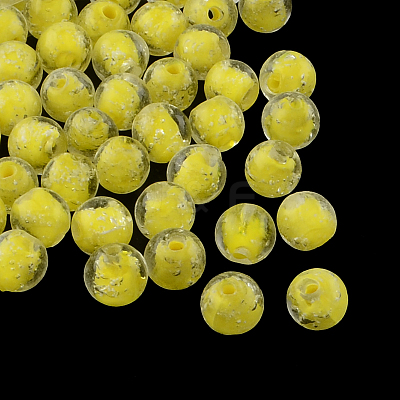 Handmade Luminous Lampwork Beads LAMP-R125-12mm-02-1