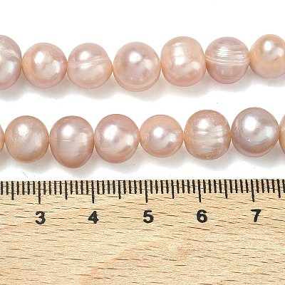 Natural Cultured Freshwater Pearl Beads Strands PEAR-L034-12C-1