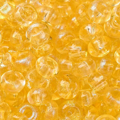 3/0 Baking Paint Transparent Colours Glass Round Beads SEED-L011-13A-11-1