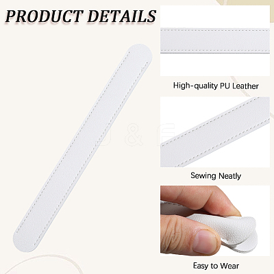6Pcs Imitation Leather Bag Strap Padding PURS-CL0001-29A-1