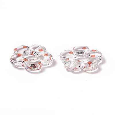 Transparent Acrylic Beads OACR-C009-06C-1