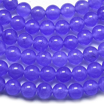Natural Malaysia Jade Beads Strands G-L645-C01-6mm-06-1
