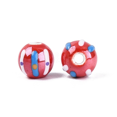 Handmade Porcelain Ceramic Beads PORC-Q005-03H-1