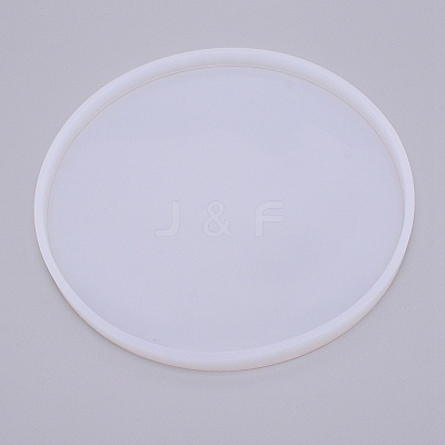 Round Cup Mat Silicone Molds LS-DIY-WH0181-46-1