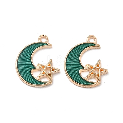 Alloy Enamel Pendants LS-ENAM-S121-061F-G-1